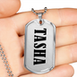 Tasha v01 - Luxury Dog Tag Necklace