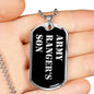 Army Ranger's Son v2 - Luxury Dog Tag Necklace