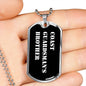 Coast Guardsman's Brother v3 - Luxury Dog Tag Necklace