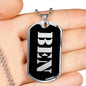 Ben v3 - Luxury Dog Tag Necklace