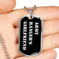 Army Ranger's Girlfriend v3 - Luxury Dog Tag Necklace