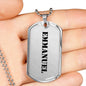 Emmanuel - Luxury Dog Tag Necklace