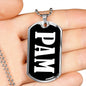 Pam v02 - Luxury Dog Tag Necklace