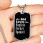 English Cocker Spaniel v2 - Luxury Dog Tag Necklace
