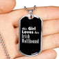 Irish Wolfhound v2 - Luxury Dog Tag Necklace