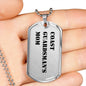Coast Guardsman's Mom - Luxury Dog Tag Necklace