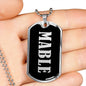 Mable v01s - Luxury Dog Tag Necklace