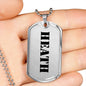 Heath - Luxury Dog Tag Necklace