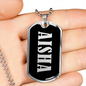 Aisha v02 - Luxury Dog Tag Necklace