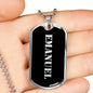 Emanuel v3 - Luxury Dog Tag Necklace