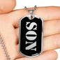 Son v3 - Luxury Dog Tag Necklace