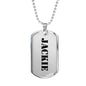 Jackie - Luxury Dog Tag Necklace