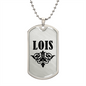 Lois v01a - Luxury Dog Tag Necklace