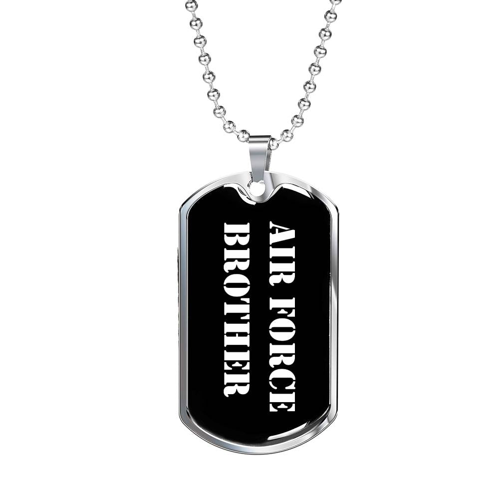 Air Force Brother v3 - Luxury Dog Tag Necklace