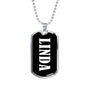Linda v02 - Luxury Dog Tag Necklace