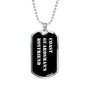 Coast Guardsman's Boyfriend v3 - Luxury Dog Tag Necklace