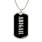 Abigail v02 - Luxury Dog Tag Necklace
