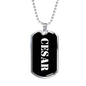 Cesar v2 - Luxury Dog Tag Necklace