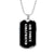 Air Force Girlfriend v3 - Luxury Dog Tag Necklace