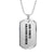 Air Force Grandfather - Luxury Dog Tag Necklace