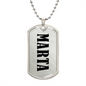 Marta v01 - Luxury Dog Tag Necklace