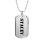 Stacey - Luxury Dog Tag Necklace