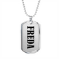 Freda v01 - Luxury Dog Tag Necklace