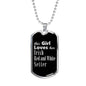 Irish Red and White Setter v2s - Luxury Dog Tag Necklace