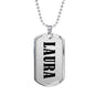 Laura v01 - Luxury Dog Tag Necklace