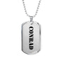 Conrad - Luxury Dog Tag Necklace