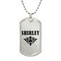 Shirley v01a - Luxury Dog Tag Necklace