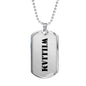 William - Luxury Dog Tag Necklace