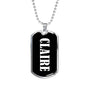 Claire v02 - Luxury Dog Tag Necklace