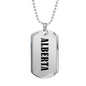 Alberta v01 - Luxury Dog Tag Necklace