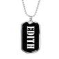 Edith v02 - Luxury Dog Tag Necklace
