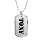 Tony - Luxury Dog Tag Necklace