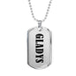 Gladys v01 - Luxury Dog Tag Necklace
