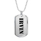 Irvin - Luxury Dog Tag Necklace