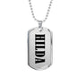 Hilda v01 - Luxury Dog Tag Necklace