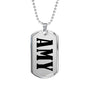 Amy v01 - Luxury Dog Tag Necklace