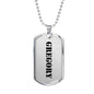Gregory - Luxury Dog Tag Necklace