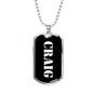 Craig v2 - Luxury Dog Tag Necklace