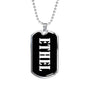 Ethel v02 - Luxury Dog Tag Necklace