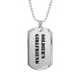 Soldier's Girlfriend - Luxury Dog Tag Necklace