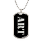 Art v2 - Luxury Dog Tag Necklace