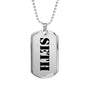 Seth - Luxury Dog Tag Necklace