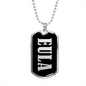 Eula v02 - Luxury Dog Tag Necklace