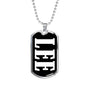 Lee v02 - Luxury Dog Tag Necklace