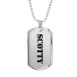 Scotty - Luxury Dog Tag Necklace