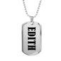 Edith v01 - Luxury Dog Tag Necklace